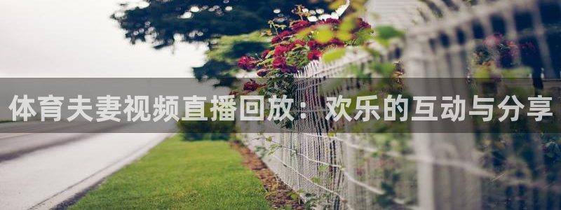 体育夫妻视频直播回放：欢乐的互动与分享