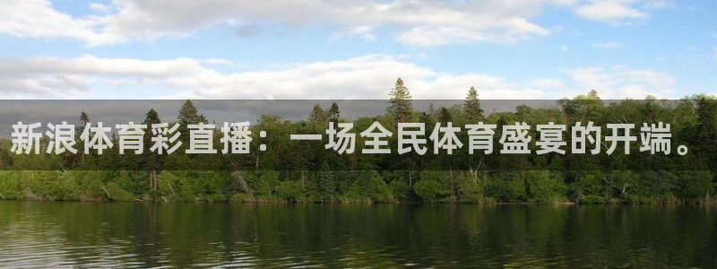 新浪体育彩直播：一场全民体育盛宴的开端。