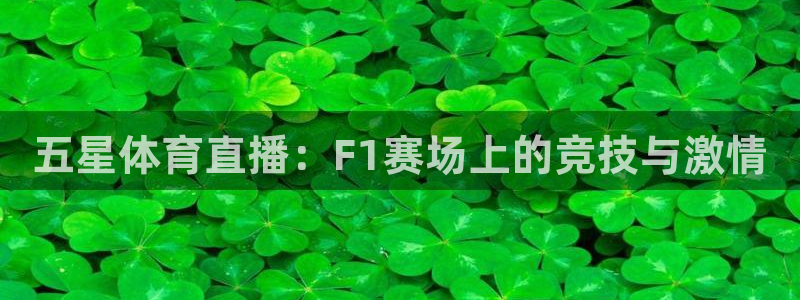 五星体育直播：F1赛场上的竞技与激情