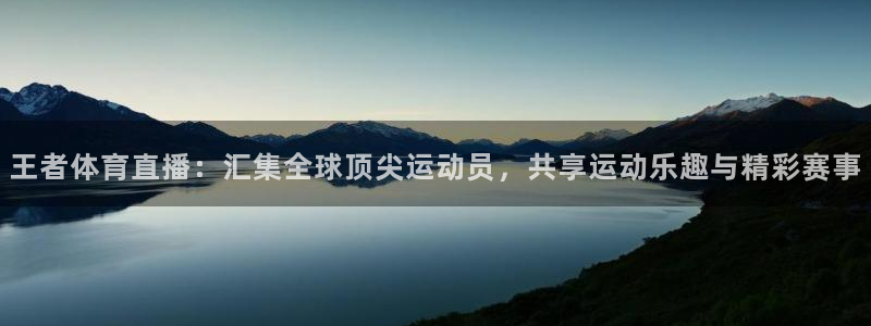 王者体育直播：汇集全球顶尖运动员，共享运动乐趣与精彩赛事